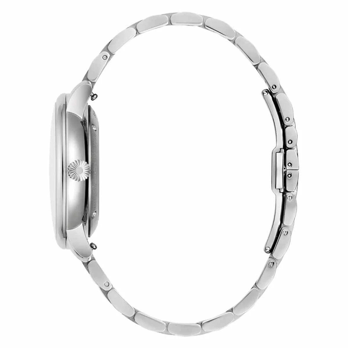 BULOVA HUDSON AUTOMATIC albastru curea din metal profil