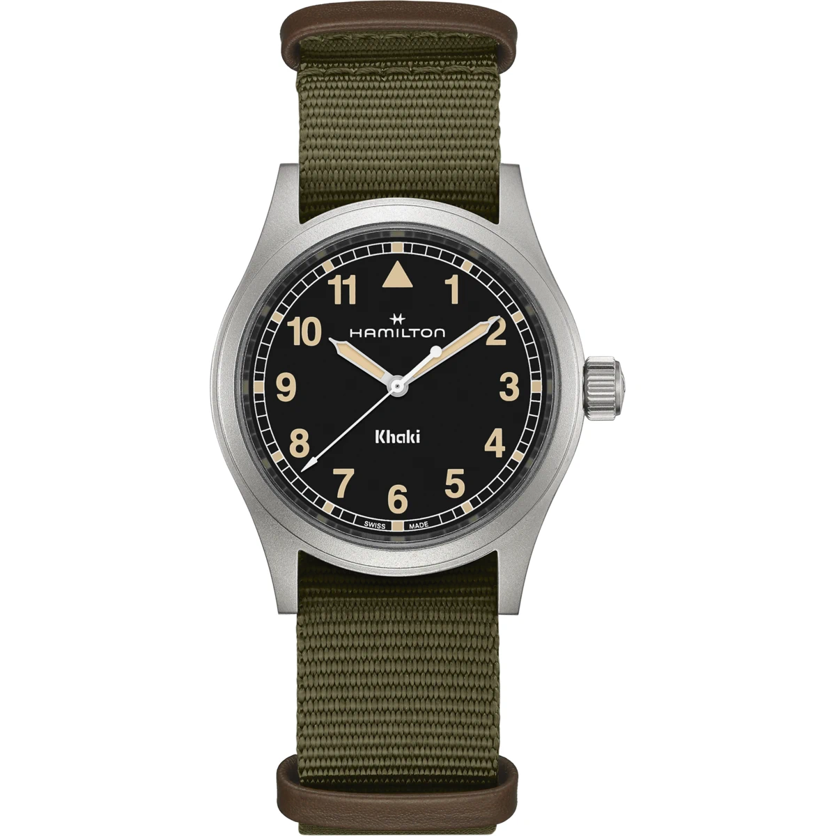 Hamilton Khaki Field Quartz - Negru