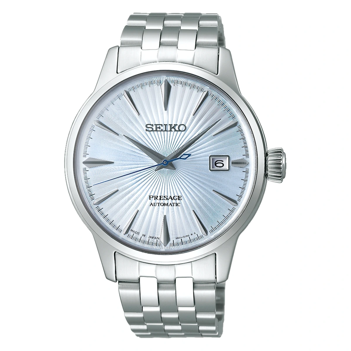 Seiko Presage Cocktail Oțel Inoxidabil 316L - Albastru