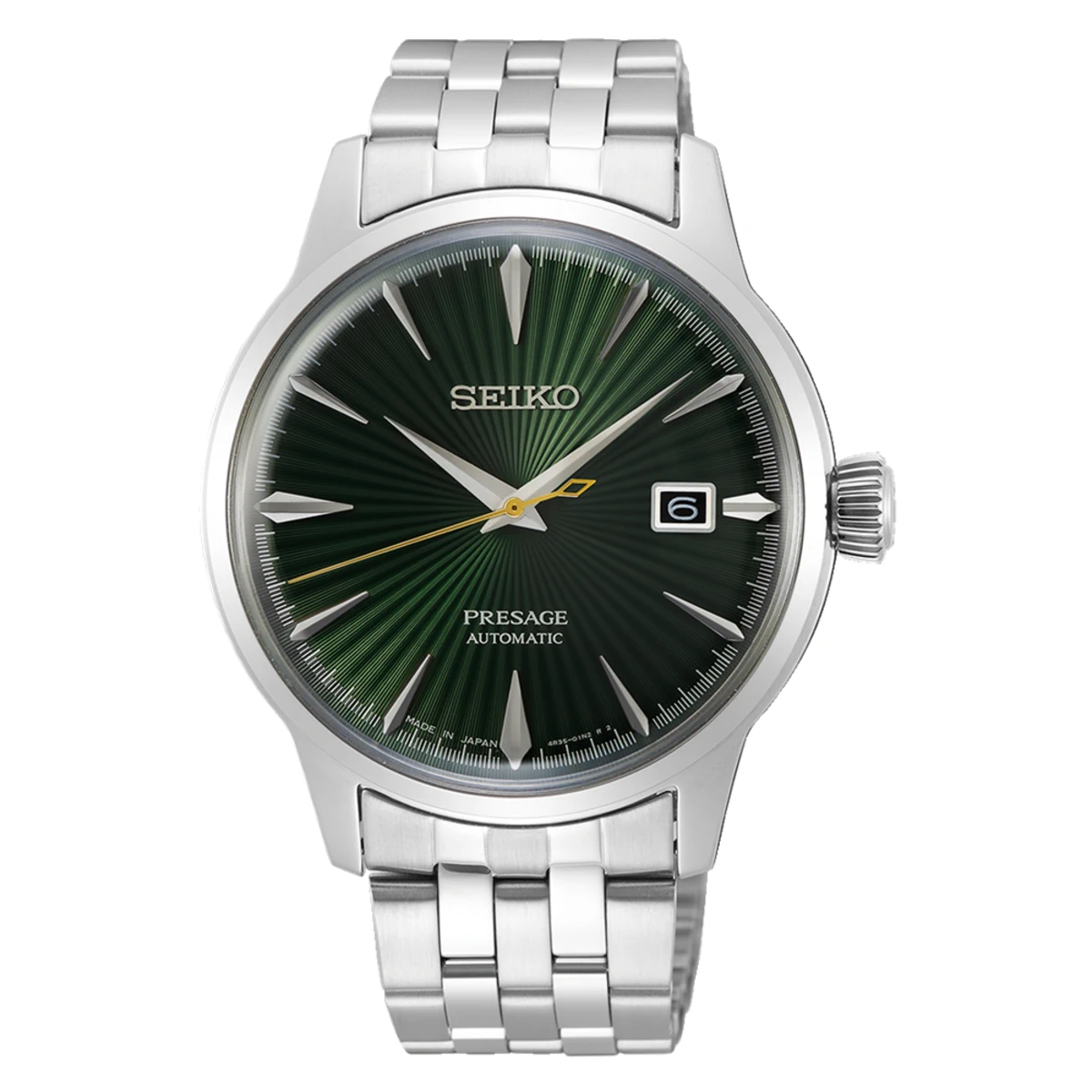 Seiko Presage Cocktail Oțel Inoxidabil 316L - Verde