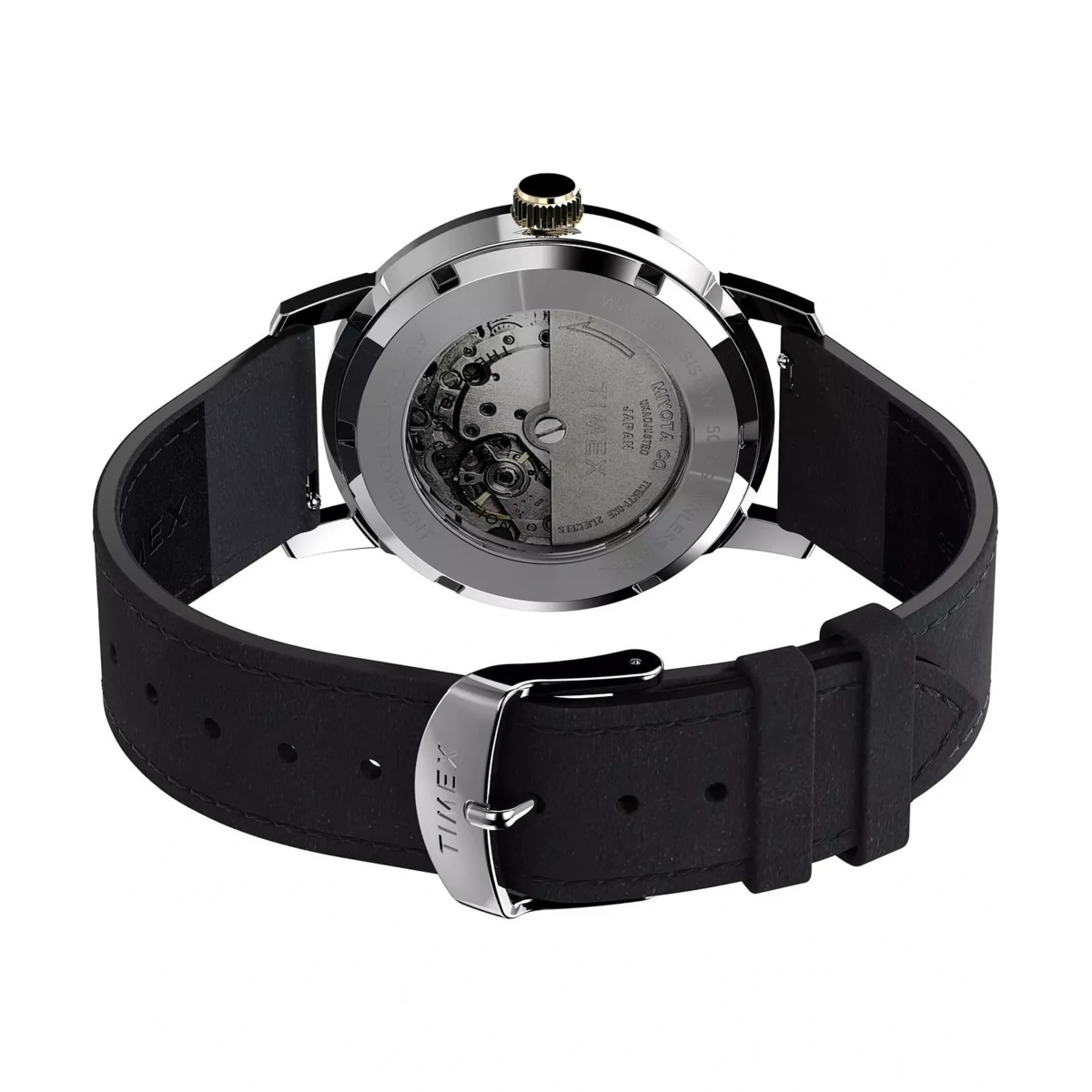 SETMX0003 TIMEX MARLIN AUTOMATIC gri auriu curea din piele (3)