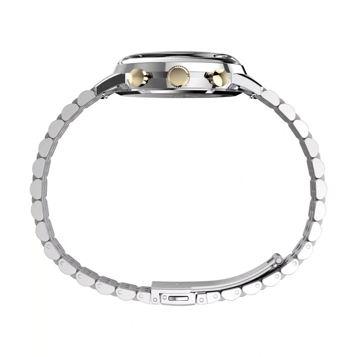 SETMX0012 TIMEX MARLIN CHRONOGRAPH verde curea din metal two tone (2)