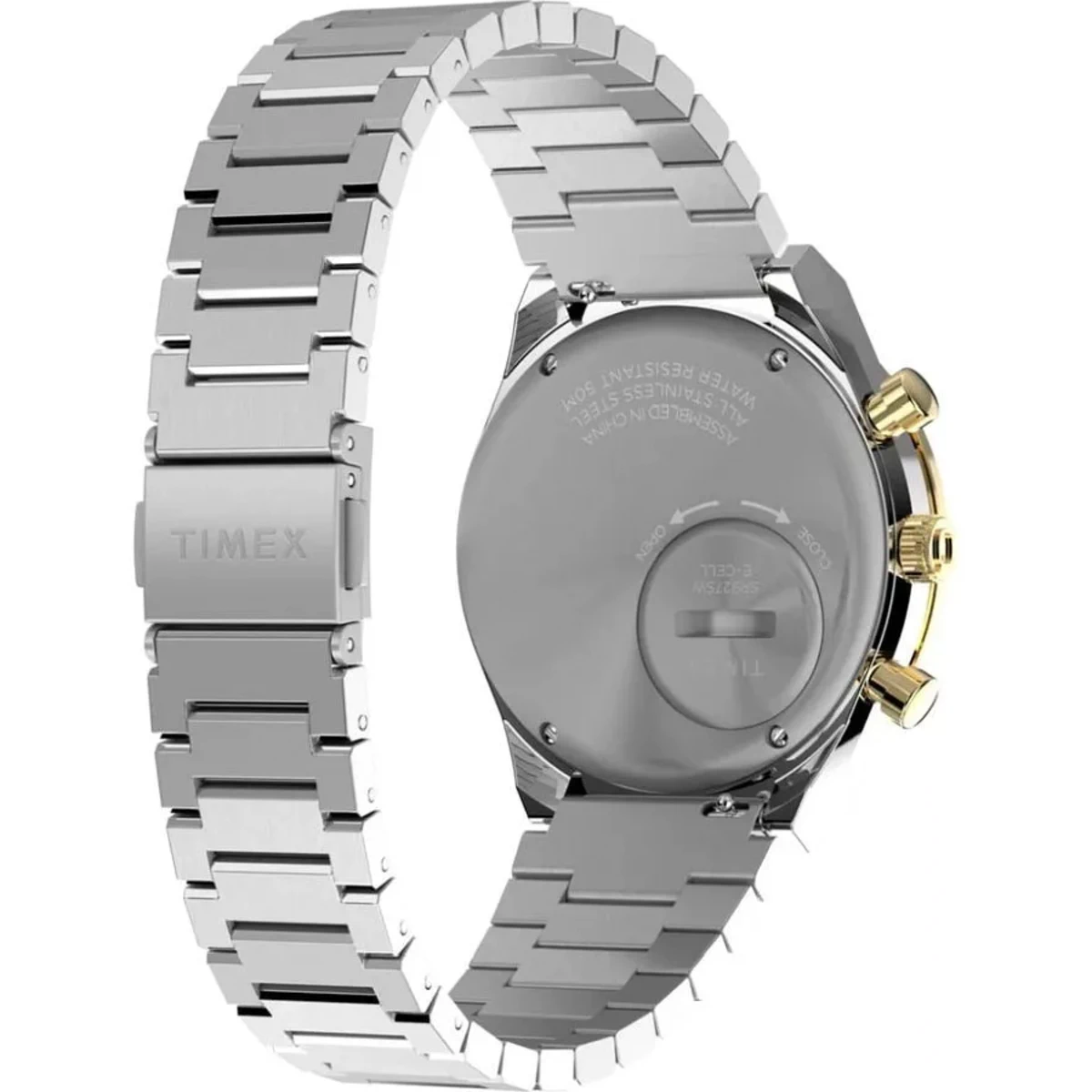 SETMX0017 TIMEX Q CHRONOGRAPH negru auriu curea din metal (3)