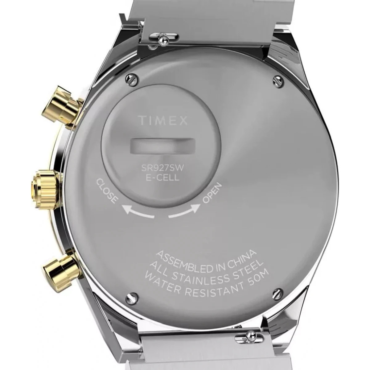 SETMX0017 TIMEX Q CHRONOGRAPH negru auriu curea din metal (5)