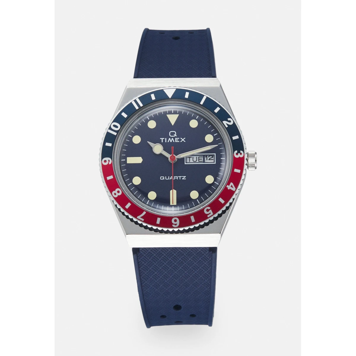 Timex Q Day & Date Cauciuc