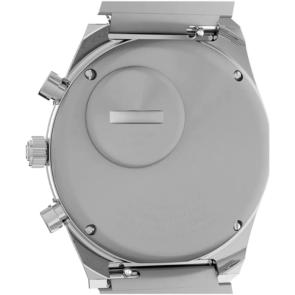 TIMEX Q FALCON EYE CHRONOGRAPH albastru curea din metal capac