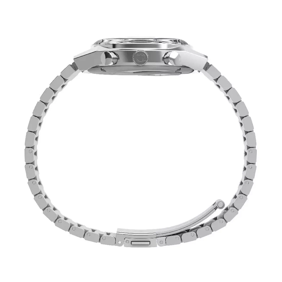 TIMEX Q FALCON EYE CHRONOGRAPH albastru curea din metal profil