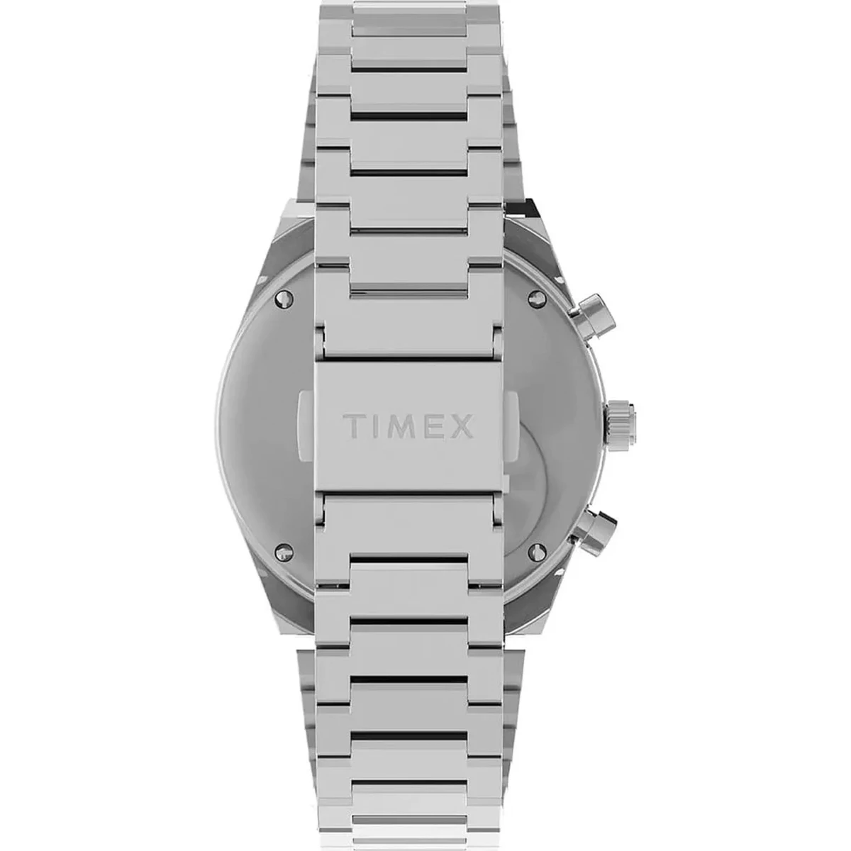 TIMEX Q FALCON EYE CHRONOGRAPH albastru curea din metal spate